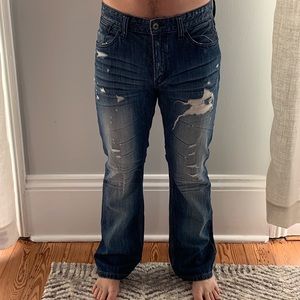 Express distressed jeans